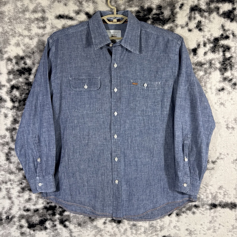 Orvis Hemp Shirt Mens Size Extra Large Organic Cotton Hemp Button Down Woven